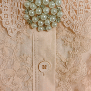 Pearl Embellished Ruffle Designer Party Shirt – Elegant Evening Shirt