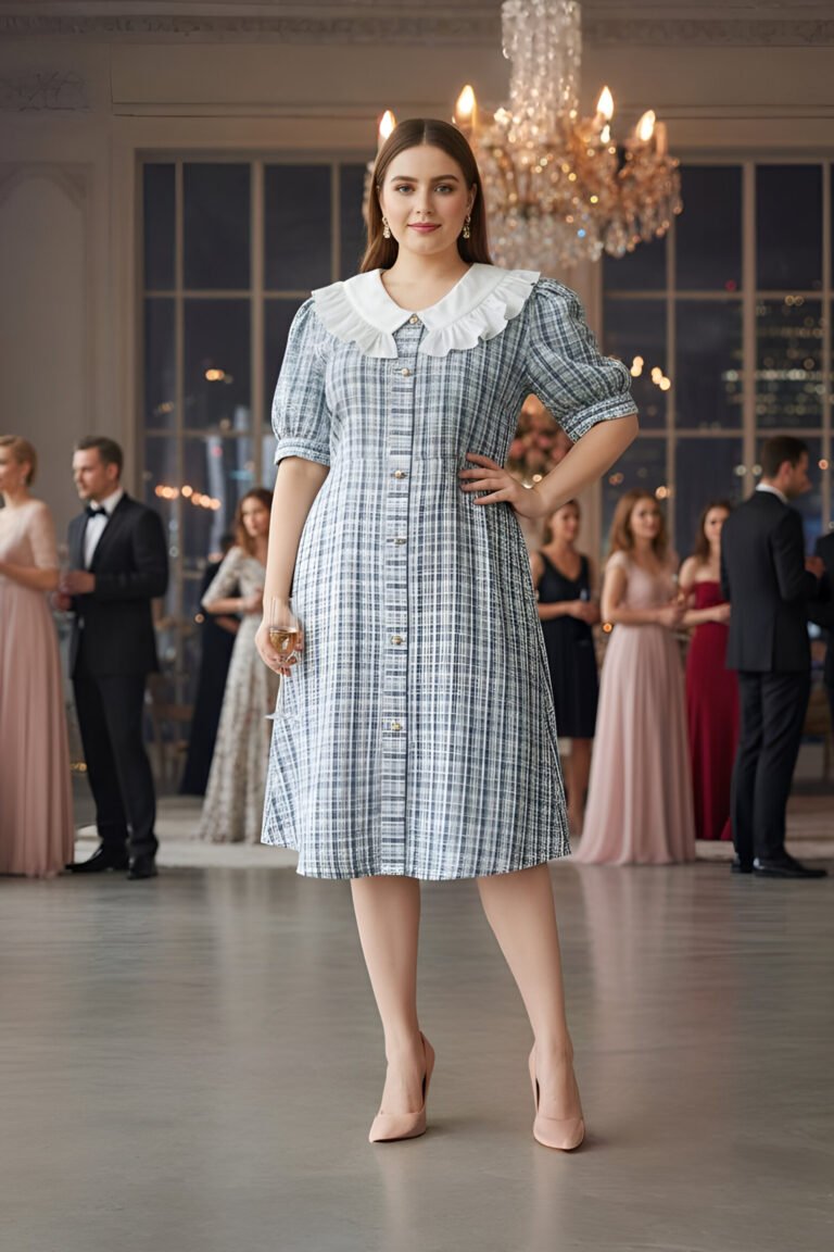 plus size midi dress