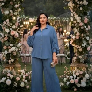 Blue Co-ord Dress