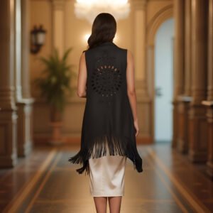 Velour Whisper Suede Shrug – Luxe Fringe Style